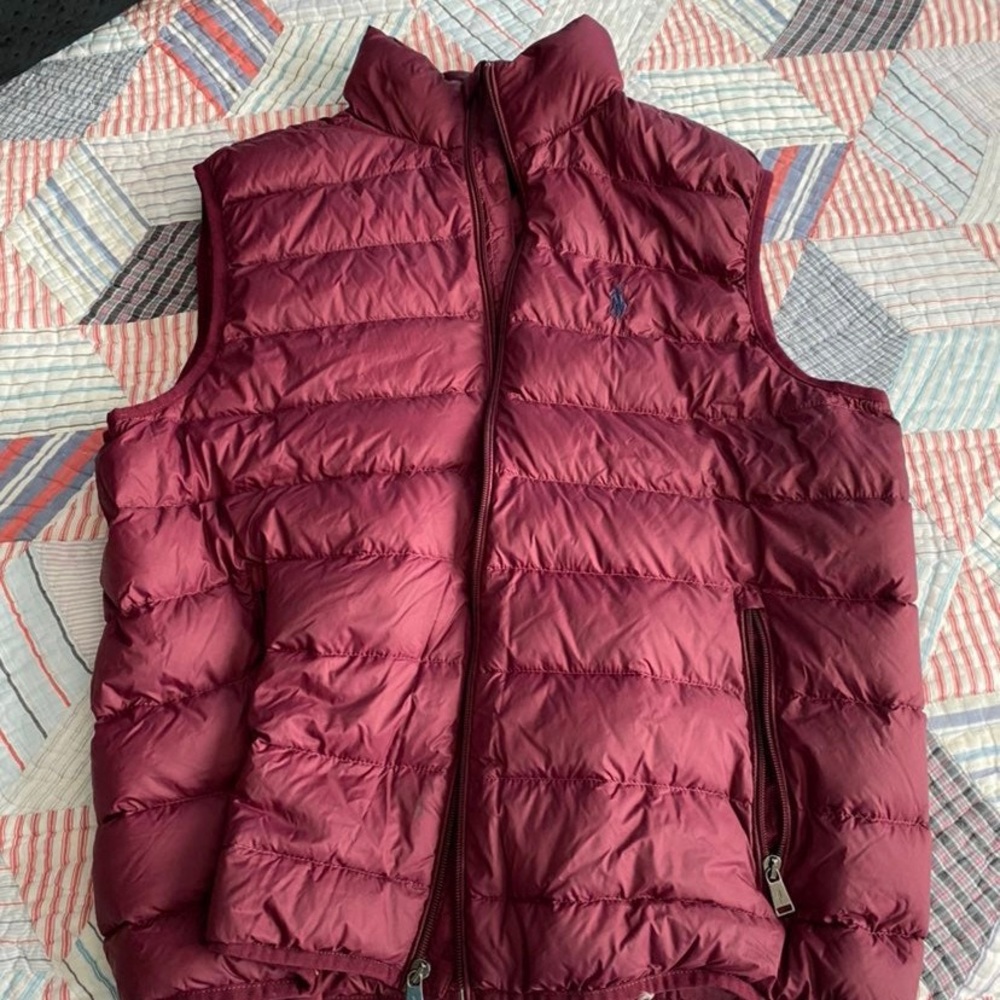 Puffer polo vest